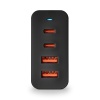 NGS Bud 100W USB-C + USB-A Power Adapter for Phones, Tablets & Laptops, EU Plug Image