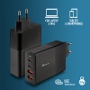 NGS Bud 100W USB-C + USB-A Power Adapter for Phones, Tablets & Laptops, EU Plug Image