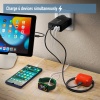 NGS Bud 100W USB-C + USB-A Power Adapter for Phones, Tablets & Laptops, EU Plug Image