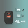 NGS Bud 33W USB-C + USB-A Power Adapter for Phones, Tablets and Laptops, EU Only Image