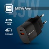 NGS Bud 45W USB-C + USB-A Power Adapter for Phones, Tablets and Laptops, EU Only Image