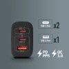 NGS Bud 65W USB-C + USB-A Power Adapter for Phones, Tablets and Laptops, EU Only Image
