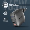 NGS Bud 165W USB-C + USB-A Power Adapter for Phones, Tablets and Laptops, EU Only Image