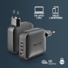NGS Bud 165W USB-C + USB-A Power Adapter for Phones, Tablets and Laptops, EU Only Image