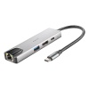NGS Wonder Dock Supra, 4-in-1 USB-C Multiport Adapter with HDMI, LAN, USB 3.0 & PD Charging Image