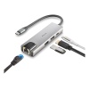 NGS Wonder Dock Supra, 4-in-1 USB-C Multiport Adapter with HDMI, LAN, USB 3.0 & PD Charging Image