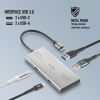 NGS Wonderduo-C USB-C Hub, 4-Port Expansion for USB-C & USB-A Devices Image