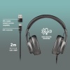 NGS VOX805 USB-C Stereo Headset, Black Image