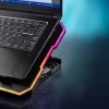 NGS HERO STAND Laptop Cooling Stand with RGB Lighting and 6 Fans Image