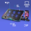 NGS HERO STAND Laptop Cooling Stand with RGB Lighting and 6 Fans Image