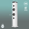 NGS Sky Charm PRO 50W Wireless Multi Pairing BT Tower Speaker, White Image