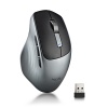 NGS Lush-RB, Wireless 2.4GHz + BT Rechargeable Multi-Device Silent Mouse  with 6 Buttons and Adjustable DPI
