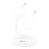 NGS Cross Flip, In-Ear Wired Headphones with 3.5mm Jack, Microphone and Control Buttons, White Image