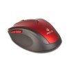 NGS 2.4GHz Wireless Optical Silent Mouse, 5 Buttons + Scroll Wheel - Evo Mute Red Image