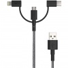 PQI i-Cable Multi-Plug 180 (Micro USB / USB Type C / Lightning) Image