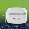 NGS True Wireless BT Stereo Earphones - Artica Crown, White Image