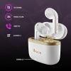 NGS Active Noise Cancelling Wireless BT & TWS Earphones - Artica Trophy, White Image