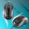 NGS Easy Delta, Wired Optical Mouse, 1200DPI, Black Image