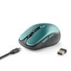 NGS EVO Rust Ice, Wireless Rechargeable Silent Mouse, Green Image