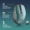 NGS EVO Rust Ice, Wireless Rechargeable Silent Mouse, Green Image