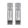 Ubiquiti 10000Mbit/s 850nm Fiber Optic Network Transceiver Module (2 Pack) - Silver Image