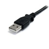 StarTech 6ft USB2.0 Type-A to Type-A Extension Cable Black Image