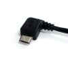 StarTech 3ft Micro USB Type-A to Left Angle Micro USB Type-B Cable Black Image