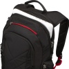 Case Logic DLBP-114 14-inch Laptop Backpack - Black and Red Image