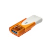 16GB PNY Attache 4 USB3.0 Flash Drive - White, Orange Image