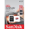 16GB SanDisk Ultra MicroSDHC UHS-I CL10 Memory Card Image