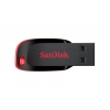 128GB SanDisk Cruzer Blade USB2.0 Flash Drive - Black, Red Image