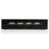 StartTech 4-Port Compact USB2.0 Hub - Black Image