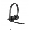 Logitech H570e Binaural Headset - Black Image
