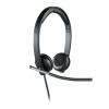 Logitech H650e Binaural Headset - Black, Silver Image