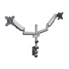 V7 DM1DTA-1E Touch Adjustable Dual Monitor Mount - Up to 32-inch Screen Image