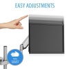 V7 DM1DTA-1E Touch Adjustable Dual Monitor Mount - Up to 32-inch Screen Image