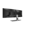 Dell MDS19 Dual Monitor Stand - Up to 27-inch Screen - Aluminum, Black Image