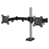 Arctic Z2 AEMNT00050A 4-Port USB2.0 Dual Clamp Monitor Arm - Up to 34-inch Screen - Black Image