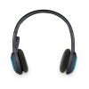 Logitech H600 Binaural 2.4GHz Wireless Headset - Black, Blue Image