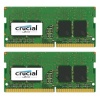 16GB Crucial DDR4 SO-DIMM 2400MHz PC4-19200 CL17 1.2V Dual Laptop Memory Kit (2 x 8GB) Image