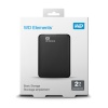 2TB Western Digital Elements 2.5-inch USB3.2 Portable External Hard Drive Image
