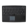 Adesso Slim Touch Mini With Touchpad USB QWERTY Black Keyboard - US English Layout Image