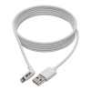 Tripp Lite 3FT Lightning Male to Right-Angle USB-A Male Reversible Cable Image