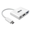 Tripp Lite USB-C Male to HDMI with USB-A and USB-C Female Adapter Cable
