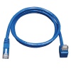 Tripp Lite 1.52M Cat6 Gigabit RJ45 Right Angle Down Male to RJ45 Male Molded Patch Cable - Blue Image