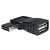 Tripp Lite Universal Reversible A Male to Right Angle A Female USB2.0 Hi-Speed Adapter Image