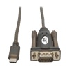 Tripp Lite 1.52M USB-C Male to DB9 Male Serial Adapter Cable Image