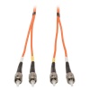 Tripp Lite 33FT Duplex Multimode Fiber Optic Patch Cable - Orange