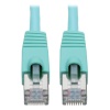 Tripp Lite 12FT Cat6a 10G-Certified RJ45 Male Snagless Shielded STP Ethernet Cable - Aqua