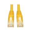 Tripp Lite 35FT RJ45 Male RJ45 Male Premium Cat6 Gigabit Snagless Molded UTP Patch Cable - Yellow